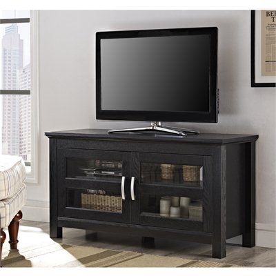 Walker Edison 44" Columbus Black TV Stand