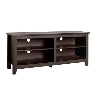 Walker Edison 58 in. Wood TV Console in Espresso