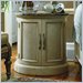Stanley Furniture Serina Frosted Almond Round Door Commode with Natural Marble Top