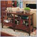 Stanley Furniture Villa Antica Birch Square Lamp Table in Distressed Cherry Finish