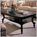 Stanley Furniture Portofino Basque Black Rectangular Coffee Table and End Table Set