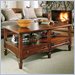Stanley Furniture Villa Antica Birch Rectangular Cocktail Table in Distressed Finish