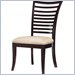Stanley Furniture Hudson Street Wood Slat Back Side Chair in Dark Espresso