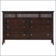 ADD TO YOUR SET: Stanley Furniture Hudson Street Dark Espresso Tribeca Double Dresser