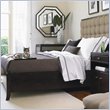 ADD TO YOUR SET: Stanley Furniture Hudson Street Dark Espresso Avenue Upholstered Panel Bed