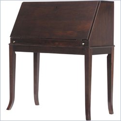 Stanley Furniture Hudson Street Mercantile Drop Front Wood Desk in Dark Espresso