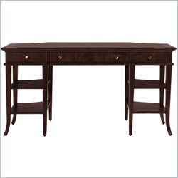 Stanley Furniture Hudson Street Powell Wood Writing Desk in Dark Espresso