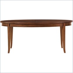 Stanley Furniture Hudson Street Warm Cocoa Riverside Oval Dining Table