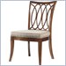 Stanley Furniture Hudson Street Wood Oval Back Side Chair in Warm Cocoa