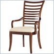 ADD TO YOUR SET: Stanley Furniture Hudson Street  Fabric Arm Chair in Warm Cocoa Finish (Set of 2)