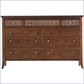 Stanley Furniture Hudson Street Warm Cocoa Tribeca 9 Drawer Double Dresser