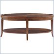 ADD TO YOUR SET: Stanley Furniture Hudson Street Oval Wood Cocktail Table in Warm Cocoa