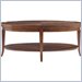 Stanley Furniture Hudson Street Warm Cocoa Oval Cocktail Table