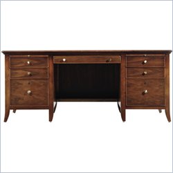 Stanley Furniture Hudson Street Warm Cocoa Executive Desk Furniture Office Desks Executive Desks Stanley Furniture 136334