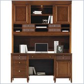 Stanley Furniture Hudson Street Warm Cocoa Home Office Computer Desk with Hutch