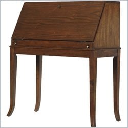 Stanley Furniture Hudson Street 39 Mercantile Drop-Front Wood Secretary Desk in Warm Cocoa