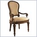 Stanley Furniture Tre Venti Upholstered Oval Back Arm Chair