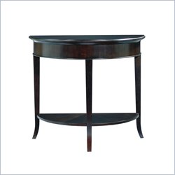 Stanley Furniture Hudson Street Dark Espresso Demi Lune Console