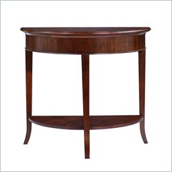 Stanley Furniture Hudson Street Warm Cocoa Demi Lune Console II