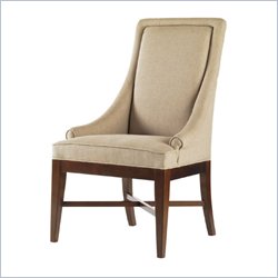 Stanley Furniture American Perspective All American Cherry Upholstered Back Side Chair in White