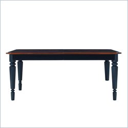 Stanley Furniture American Perspective Hearth Black Homestead Leg Table