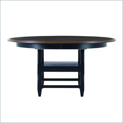 Stanley Furniture American Perspective Hearth Black Round Dining Table