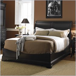 Stanley Furniture Louis Louis Black Opal Westons Low Profile Sleigh Bed
