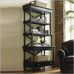 Stanley Furniture Louis Louis Black Opal In Style Birch Etagere