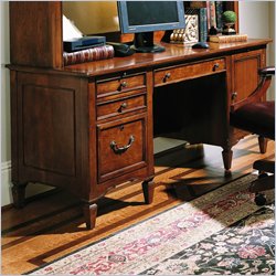 Stanley Furniture Villa Antica Executive Computer Desk in Distressed Finish