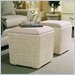 Stanley Furniture Portofino Ivory Woven Storage Cube