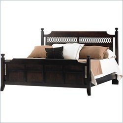 Stanley Furniture Hudson Street Dark Espresso Panel Bed 2 Piece Bedroom Set