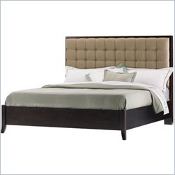 Stanley Furniture Hudson Street Dark Espresso Upholstered Bed 2 Piece Bedroom Set