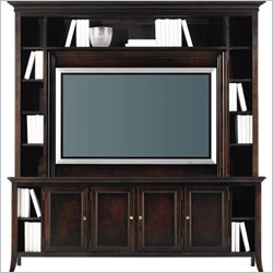 Stanley Furniture Hudson Street Entertainment Center in Dark Espresso Plasma