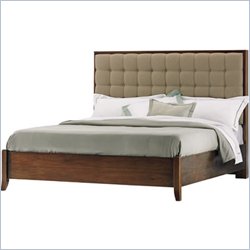 Stanley Furniture Hudson Street Warm Cocoa Upholstered Bed 2 Piece Bedroom Set