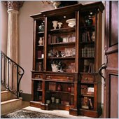 Stanley Furniture Villa Antica Library Wall Bookcase in Distressed Finish