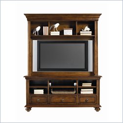 Stanley Furniture Sunset Key Console with Plasma TV Bookcase