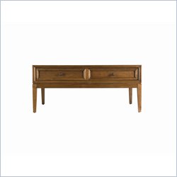 Stanley Furniture Continuum Rectangle Wood Top Cocktail Table in  Cherry
