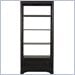 Stanley Furniture Continuum Etagere w/ Wood Framed Glass Shelves in Java