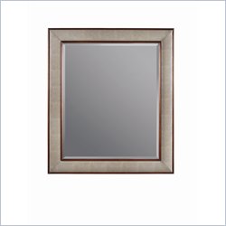Stanley Furniture Continuum Mirror w/ Upholstered Wood Frame in Amaretto Cherry