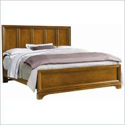 Stanley Furniture Continuum Panel Bed in Candlelight Cherry Finish