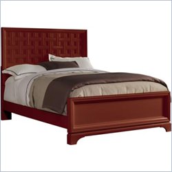 Stanley Furniture Continuum Panel Bed in Cinnabar Finish