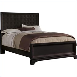 Stanley Furniture Continuum Panel Bed in Java Finish