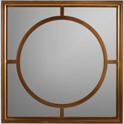 Stanley Furniture Continuum Metal Framed Square Mirror in Amaretto Cherry Best Price