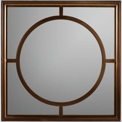 Stanley Furniture Continuum Metal Framed Square Mirror in Candlelight Cherry Best Price