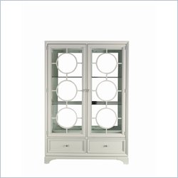 Stanley Furniture Continuum Wood & Glass Display in Creme