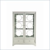 Stanley Furniture Continuum Wood & Glass Display in Creme