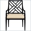 ADD TO YOUR SET: Stanley Furniture Continuum Fabric Arm Chair in Java Finish (Set of 2)