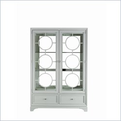 Stanley Furniture Continuum Wood & Glass Display in Ocean Finish