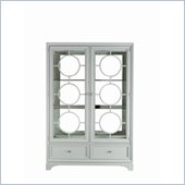 Stanley Furniture Continuum Wood & Glass Display in Ocean Finish
