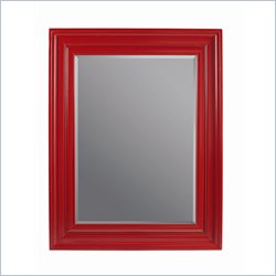 Stanley Furniture Continuum Wood Framed Decorative Mirror in Cinnabar Finish
